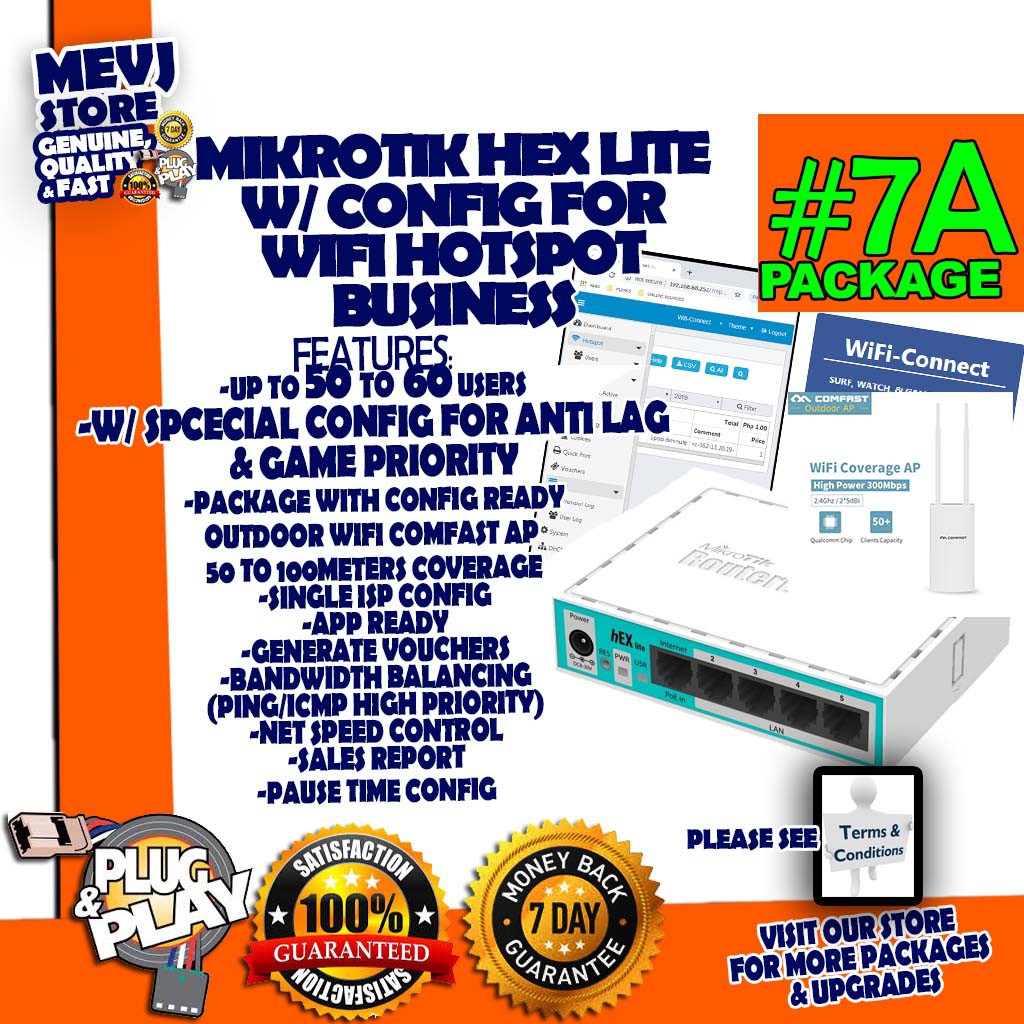 Pack7A Piso Wifi (voucher type)-w/ Anti lag & game ...