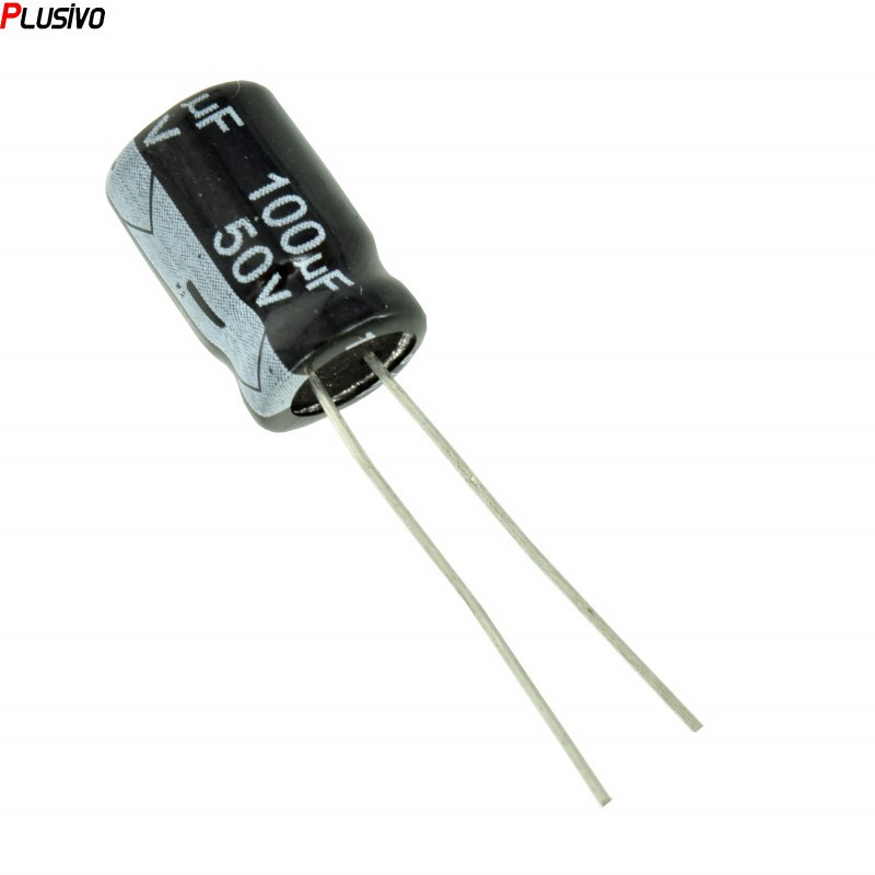 10 pcs Electrolytic Capacitor 100 uF, 50 V 8 x 12 mm | Shopee Philippines