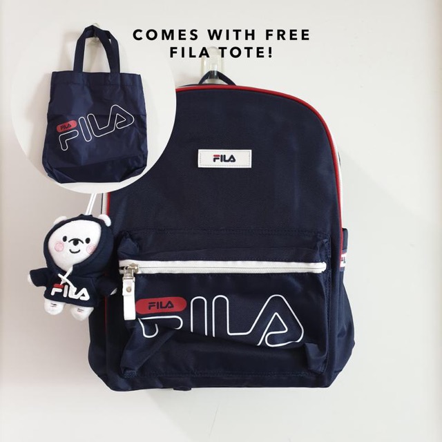 fila blue backpack