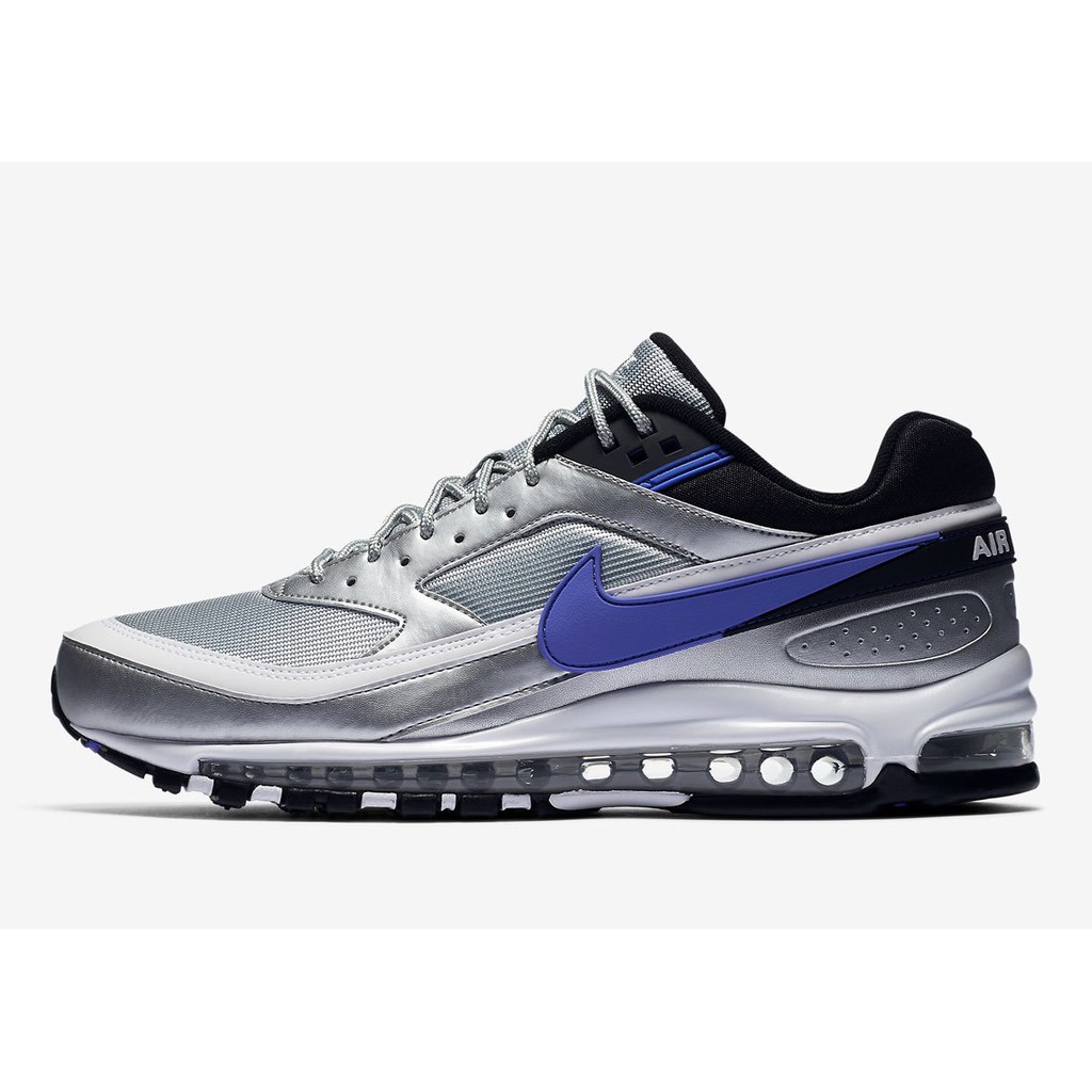 Nike Air Max 97/BW Metallic Silver Violet Men Sport Running | Shopee  Philippines