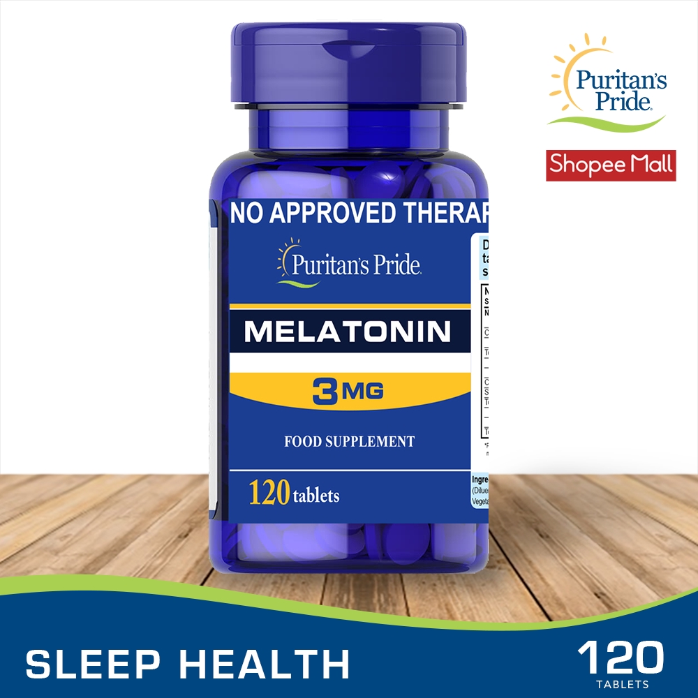 Puritan's Pride Melatonin 3mg 120 tablets Shopee Philippines