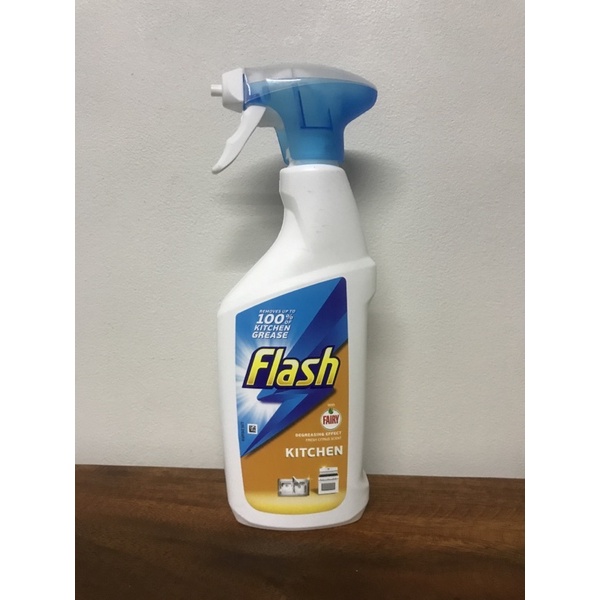 FLASH Kitchen, Oven, Microwave Grease Spray, P&G Made in Europe, 450mL