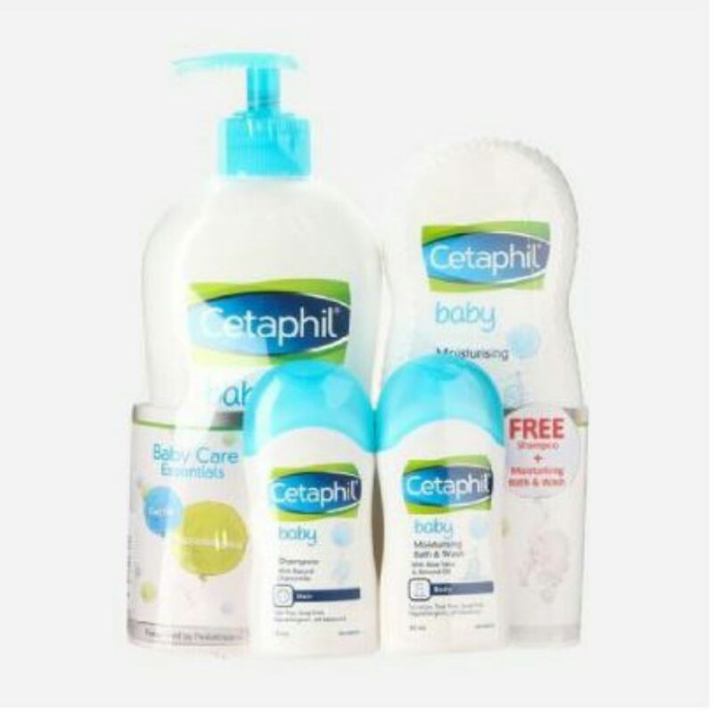 Cetaphil Baby Baby Care Set (Lotion, Bath & Wash, Shampoo ...