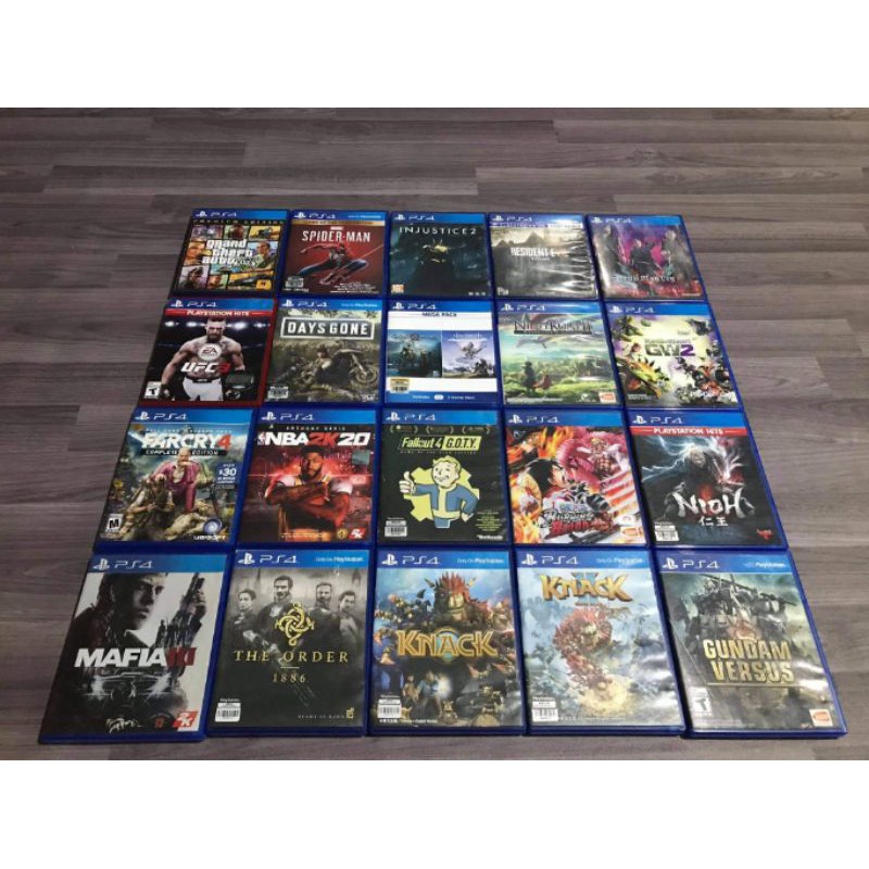 playstation 4 cd games