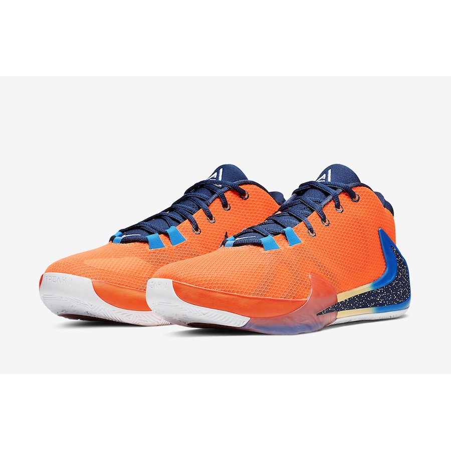 giannis antetokounmpo shoes orange