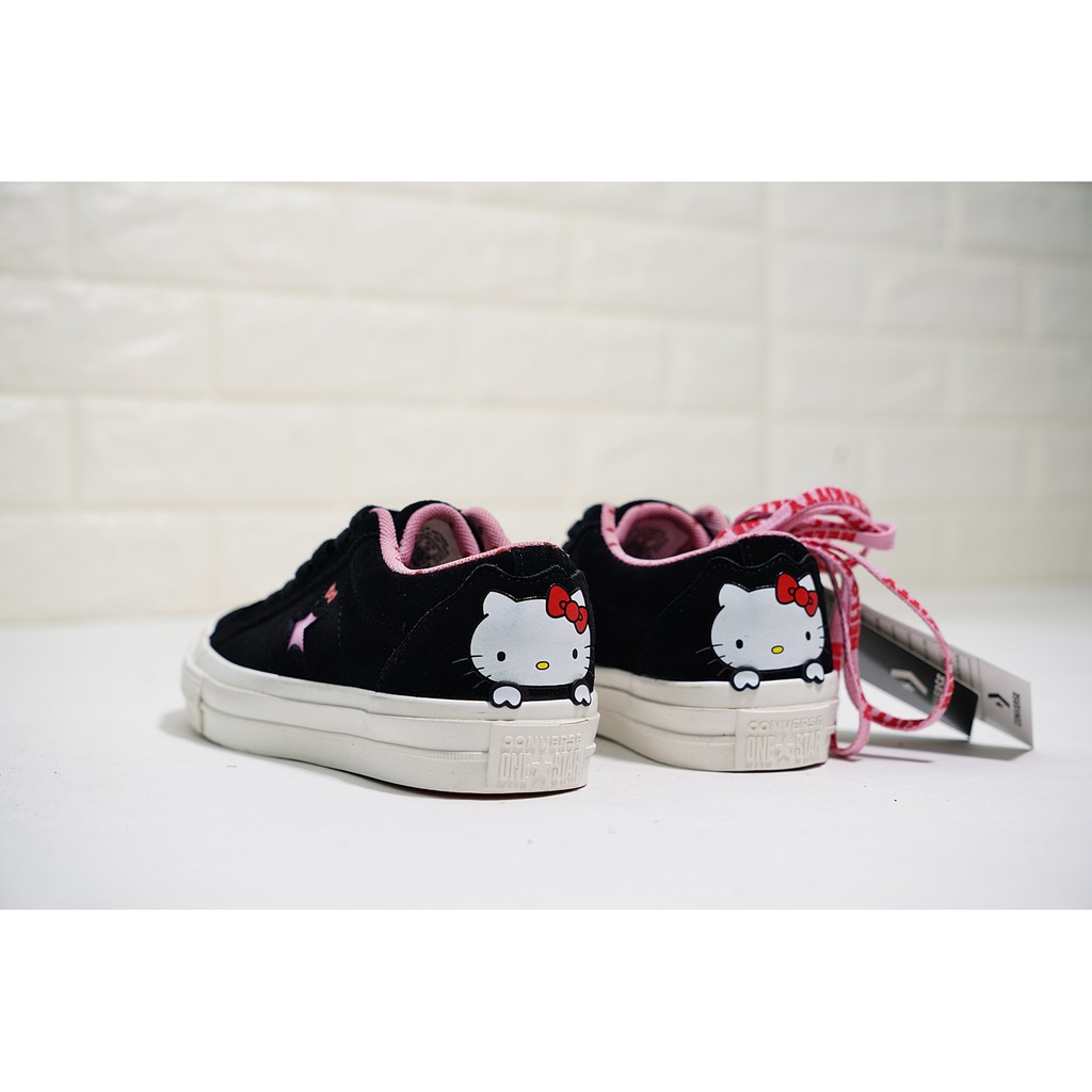 converse x hello kitty one star suede low top