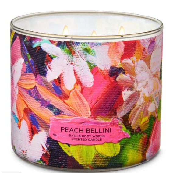 peach bath and body works candle