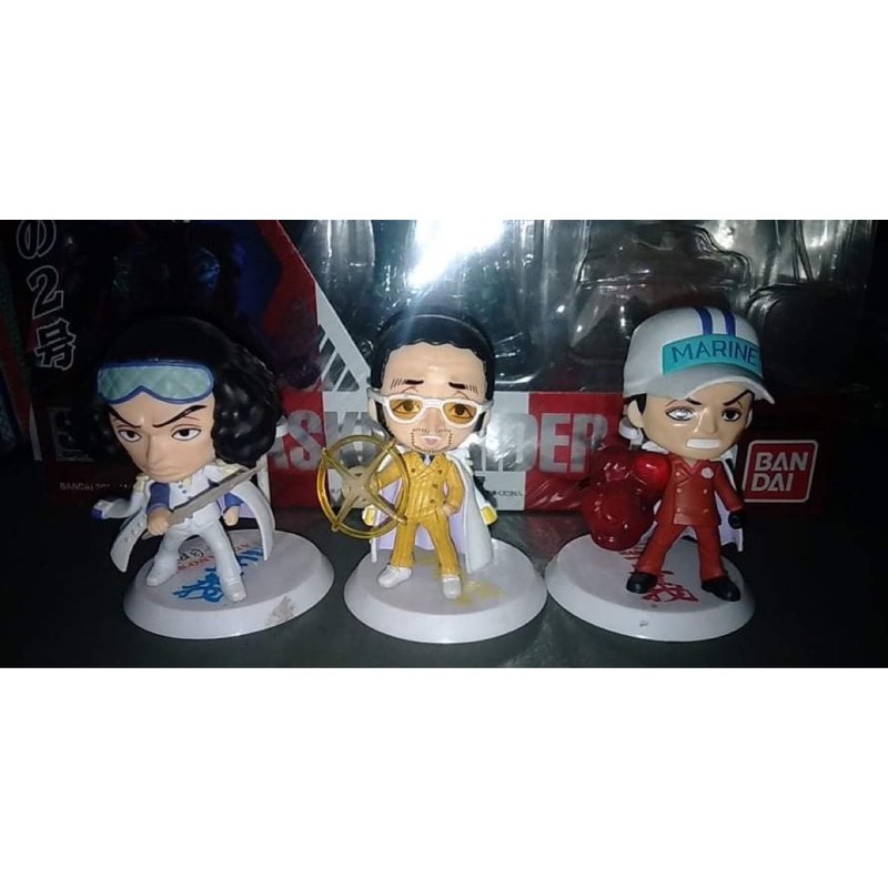 Admiral Set Kizaru Akainu Aokiji Mini One Piece Figure Onepiece Shopee Philippines