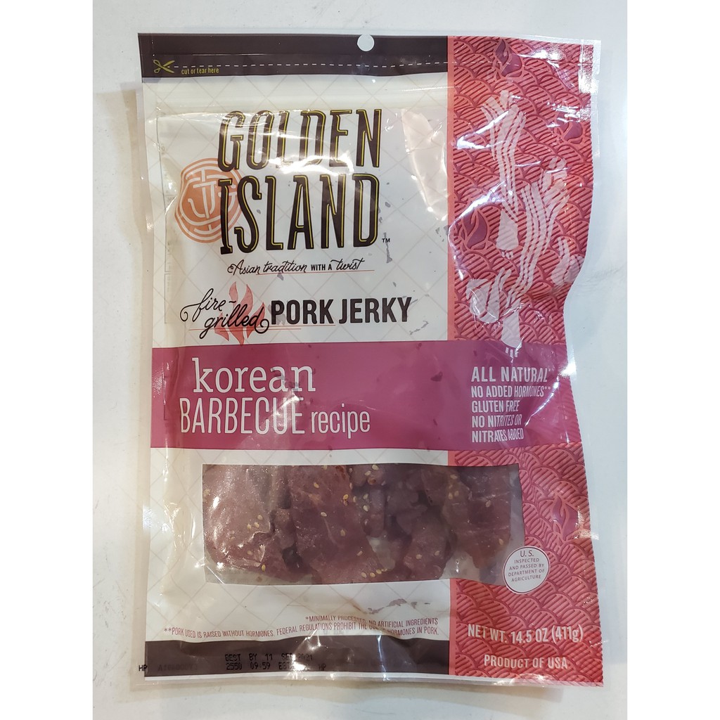 Golden Island Korean BBQ Pork Jerky Shopee Philippines