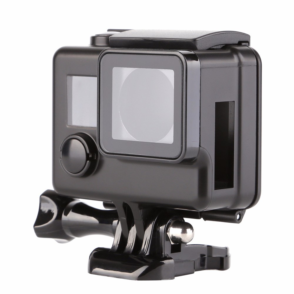 Gopro Hero 3 4 3 Black Silver Side Open Protective Housing Case Go Pro 4 Action Camera Accessories Black Shopee Philippines