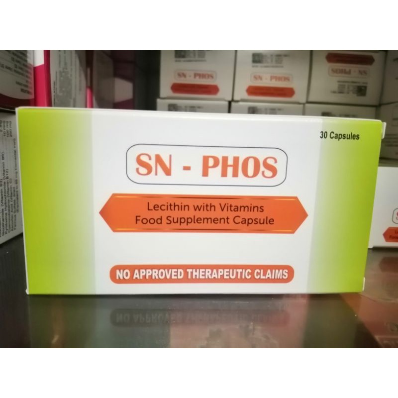 SNPHOS Lecithin with Vitamins Essential Phospholipids Shopee Philippines