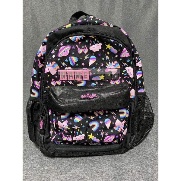 Smiggle Junior Backpack Customise Me Black | Shopee Philippines