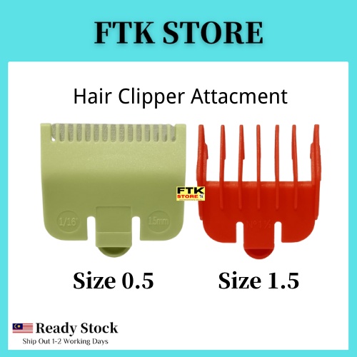 Wahl Fading Attachment Combs Guide Clipper Tapak mesin Wahl ( 0.5 1