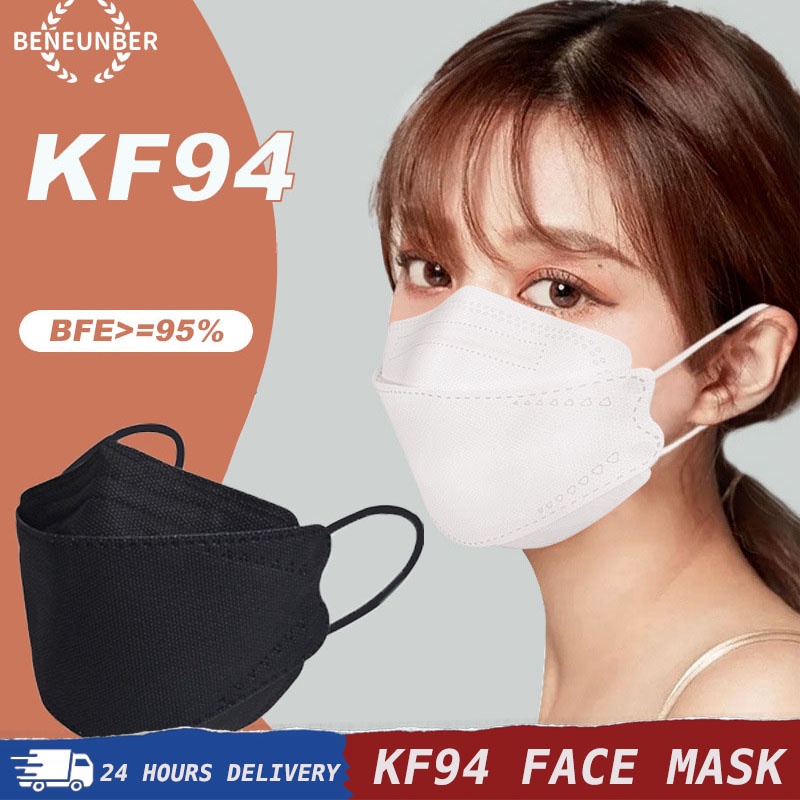 50PCS 4 Ply Korean Face mask kf94 mask kF94 mask kn94 facemask thick