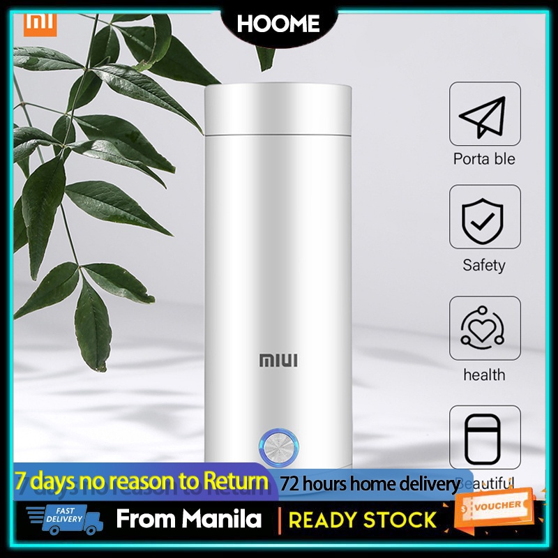 Smart Water Kettle USB Portable Electric Kettles 400ml Make Tea Coffee Travel Keep Thermal Cup d