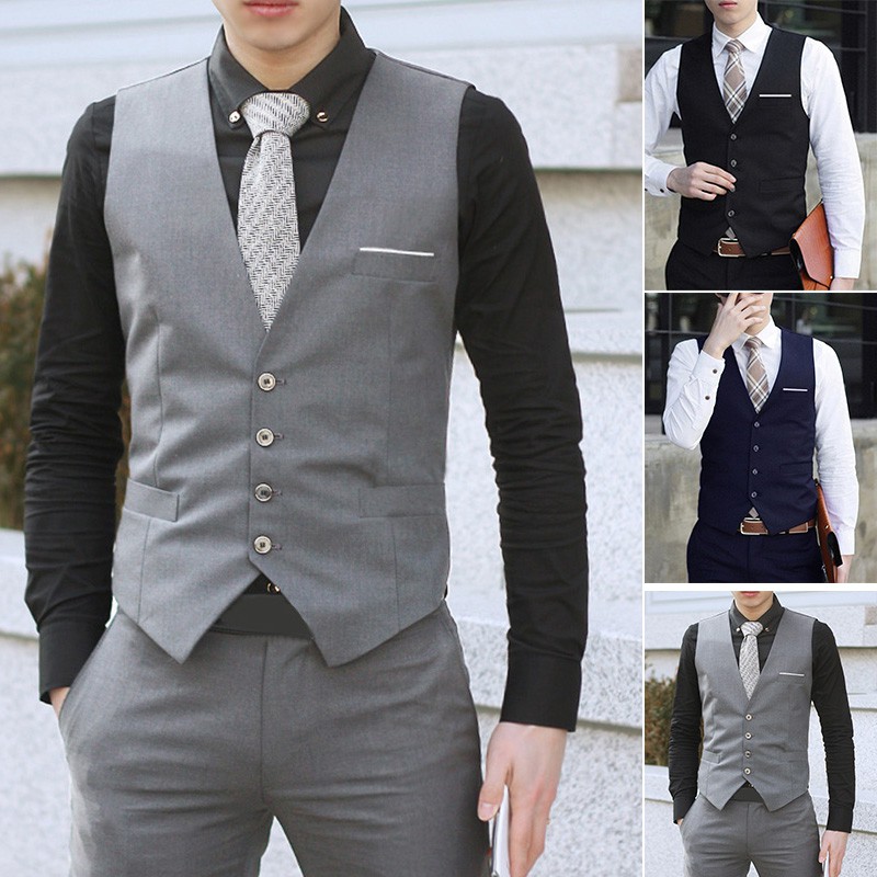 gray formal attire for men