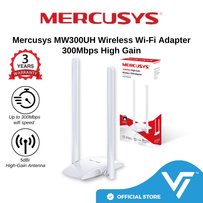 Wi fi адаптер mercusys mw300uh какой чипсет