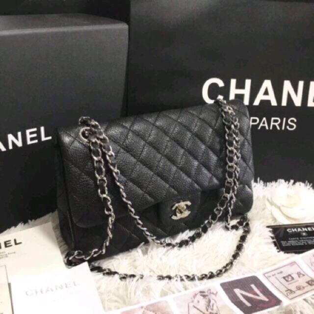 black chanel sling bag