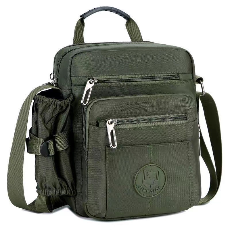 New men's nylon shoulder bag large capacity messenger bag casual multi
