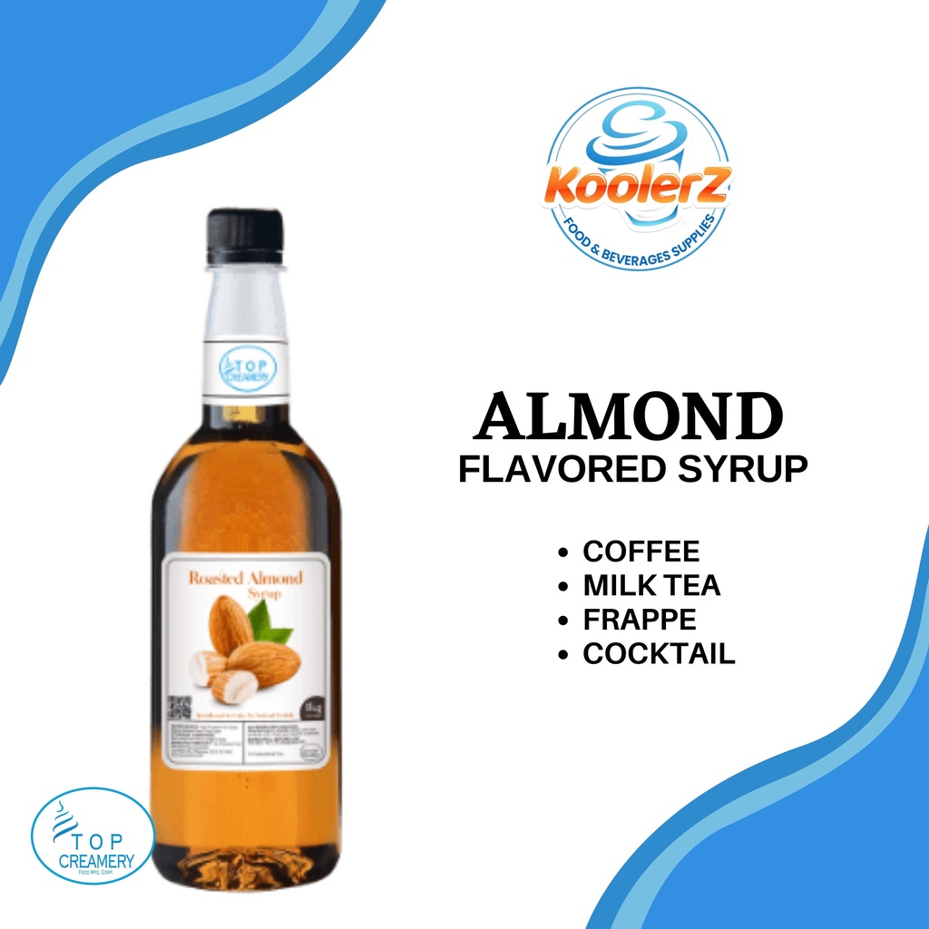Top Creamery Almond Syrup 1kg Shopee Philippines