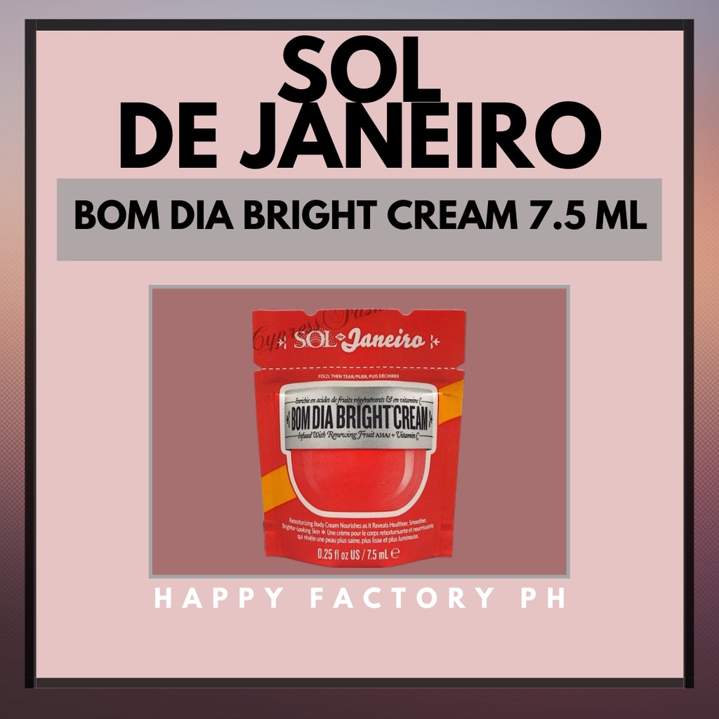 Sol de Janeiro Bom Dia Bright Cream  ml | Shopee Philippines