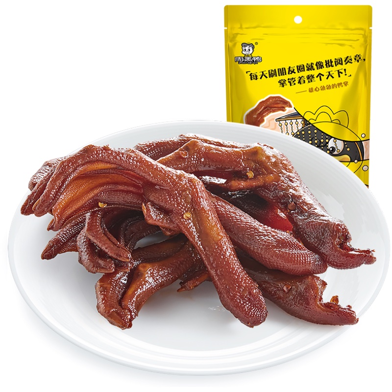 Zhouhe Duck Marinated Duck Feet108g Vacuum Small Package Duck Feet