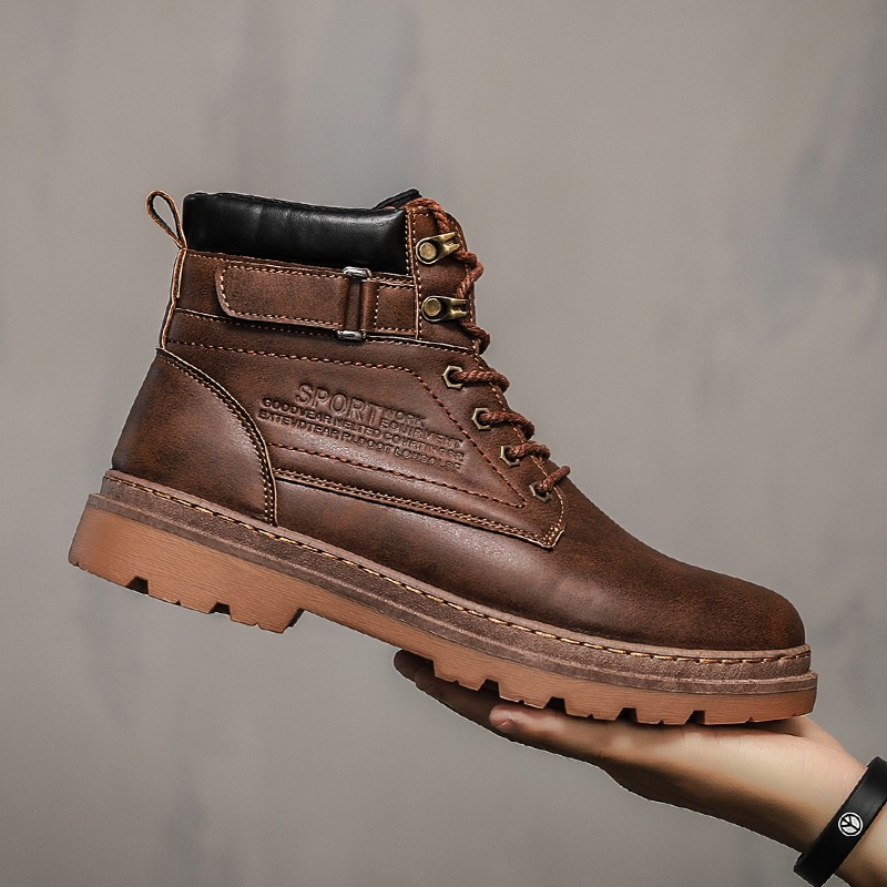 classic leather boots mens