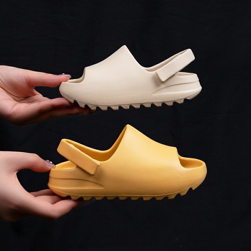 Adidas yeezy soft sandals for kids | Shopee Philippines
