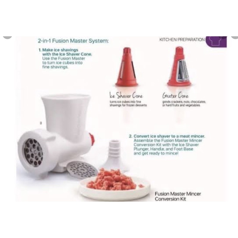 Tupperware Fusion Master Mincer Accesory Shopee Philippines