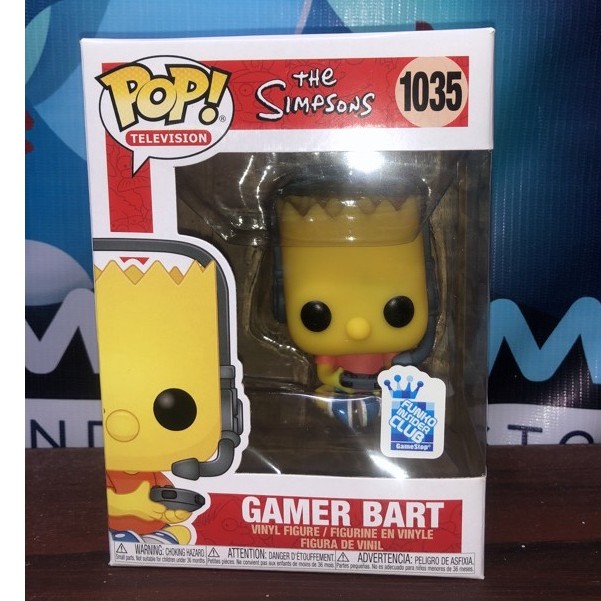 Funko Pop The Simpsons No. 1035 - Gamer 