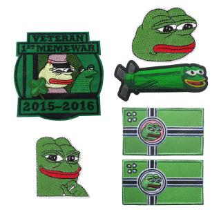 Sad Pepe The Sad Frog Patch Meme Iron On Embroidered Applique Patch Badge #9
