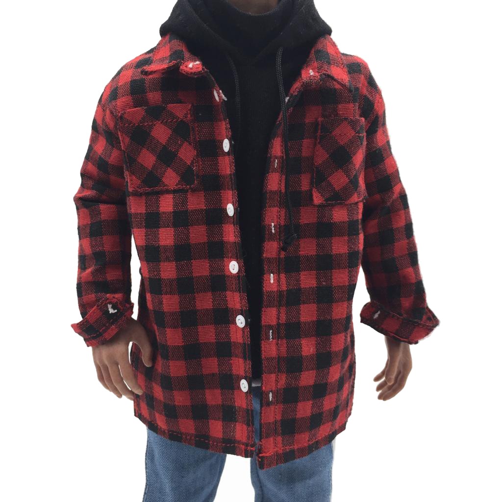 red plaid shirt outfit men