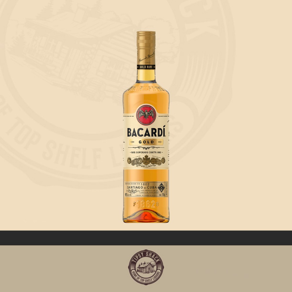 Bacardi Rum Gold 750 ml Shopee Philippines