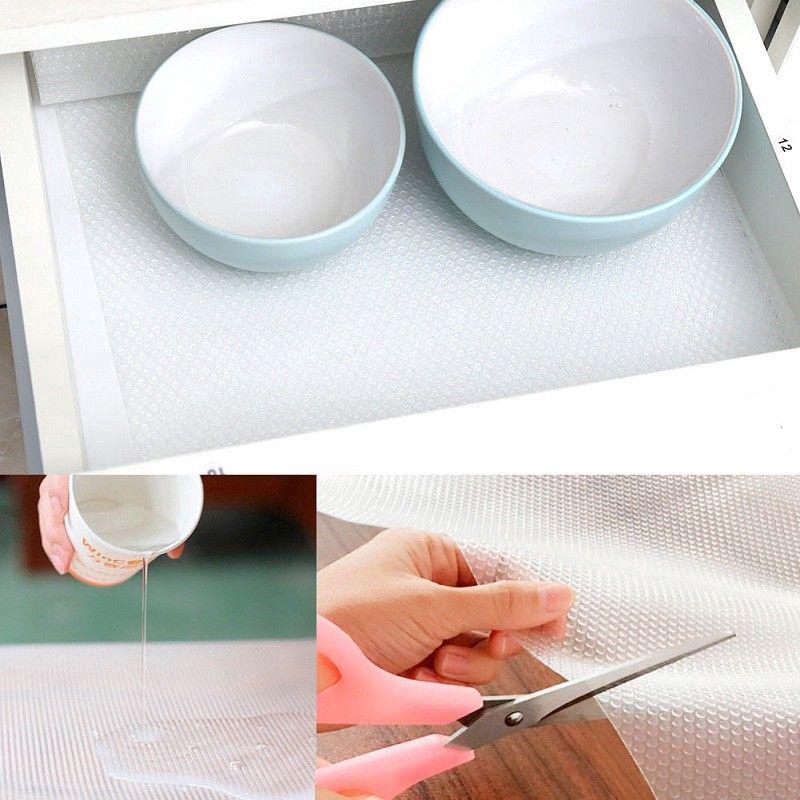 Multifunction Transparent Non-Stick Adhesive Liner Liner Mat Roller Kitchen Drawer Moisture-proof Pad Paper