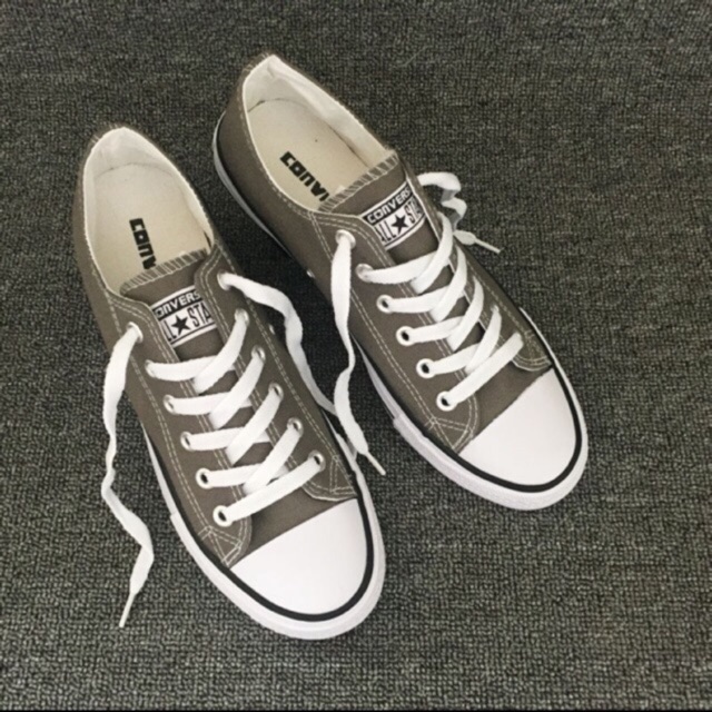 COD Converse Shoes (Grey) Shopee Philippines