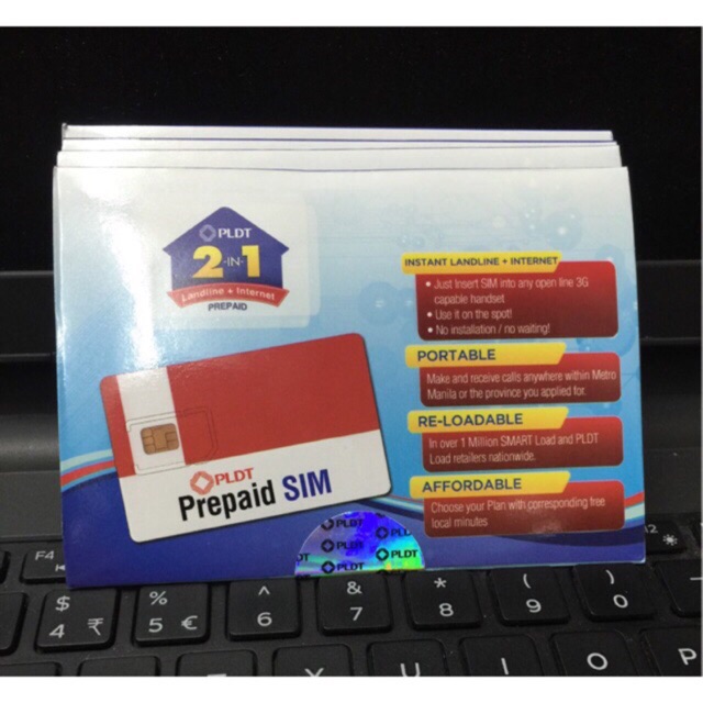Pldt 2in1 Prepaid Sim Card 02 Area Code Shopee Philippines