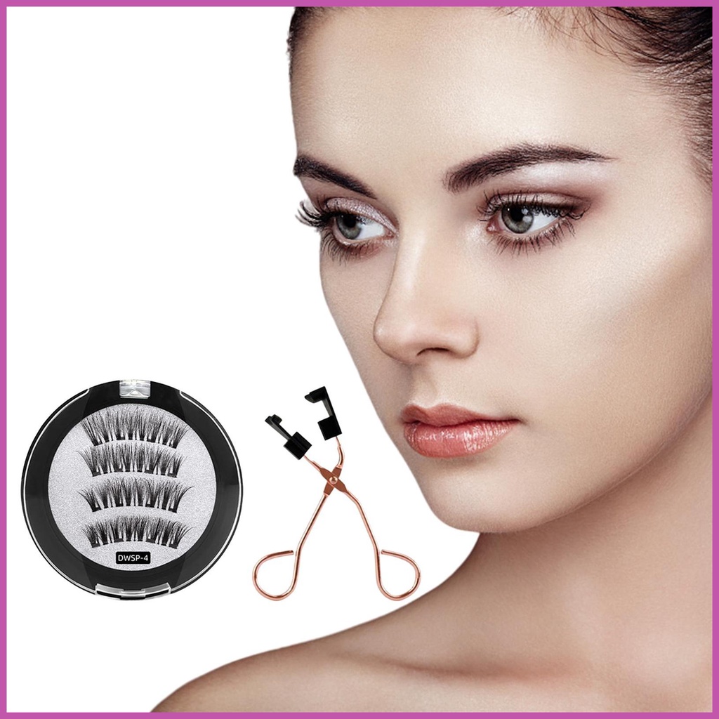 Eyelashes False Eyelashes without Eyeliner 3D