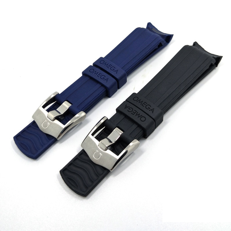 omega speedmaster silicone strap