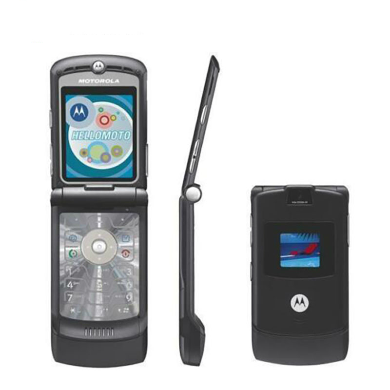 COD Unlocked Motorola Razr V3 GSM Flip Basic Mobile Phone | Shopee ...