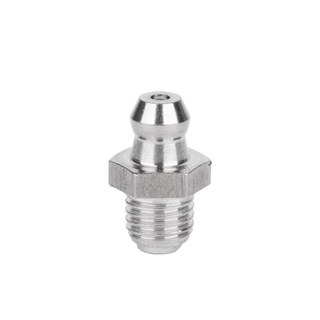 10pcs M6 M8 M10 M12 M14 M16 Metric Male Thread 304 Stainless Steel Straight Elbow Hydraulic Grease Zerk Fitting #5