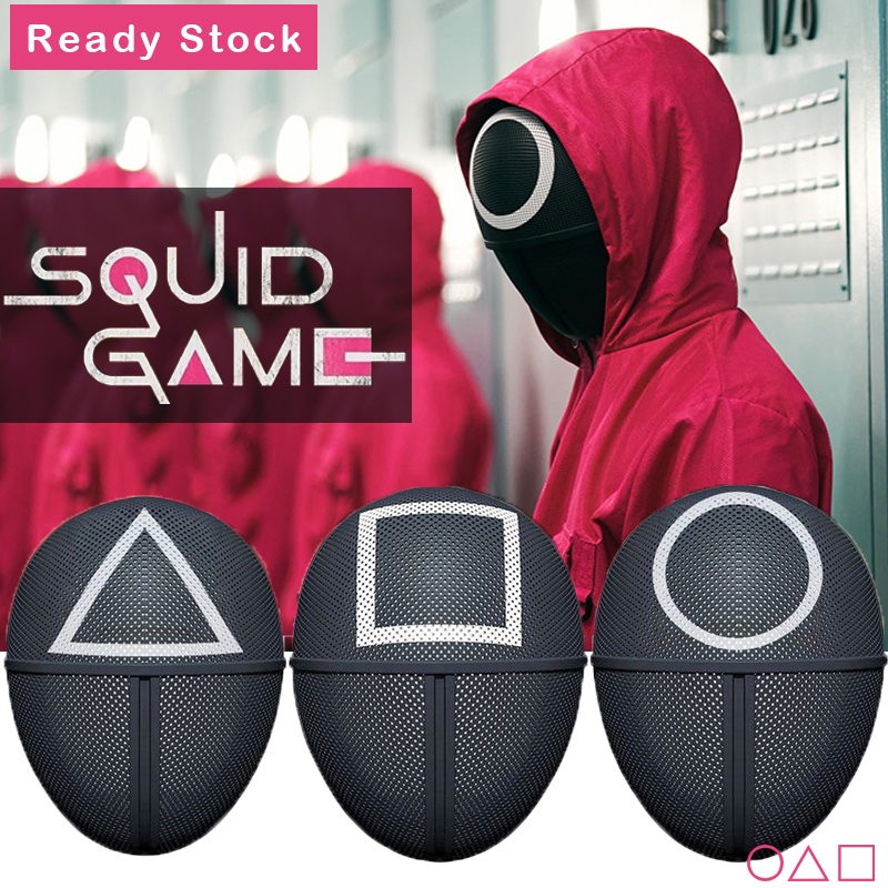 【ready Stock】korean Squid Game Mask Halloween Cosplay Makeup Party Face Mask Shopee Philippines 9095