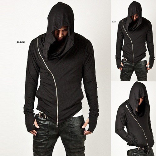 men's assassins style hoodie