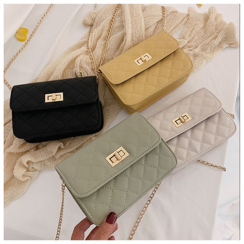 YQY #1152 large size korean new style square sling bag women shoulder ...