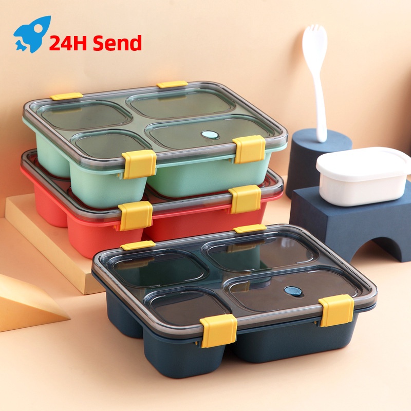 Styro Food Pack Container1300ml/850ml Healthy Plastic Lunch Box Snap ...