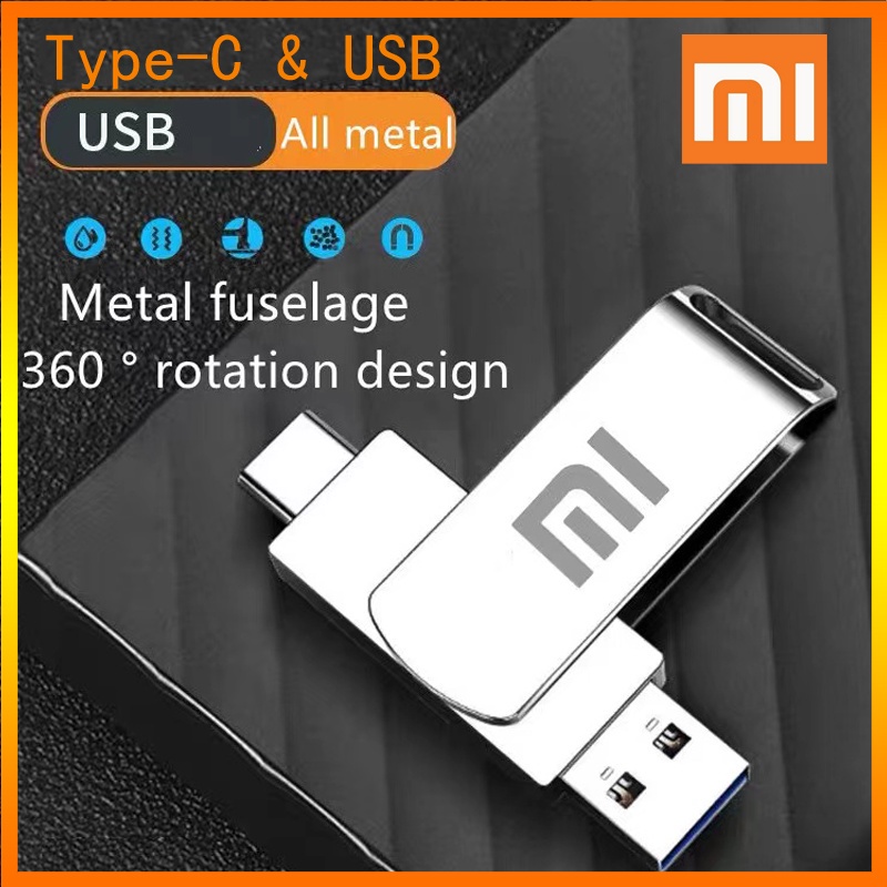 xiaomi Original pendrive 2 In 1 OTG Metal 2TB 1TB 512GB 256GB 128GB