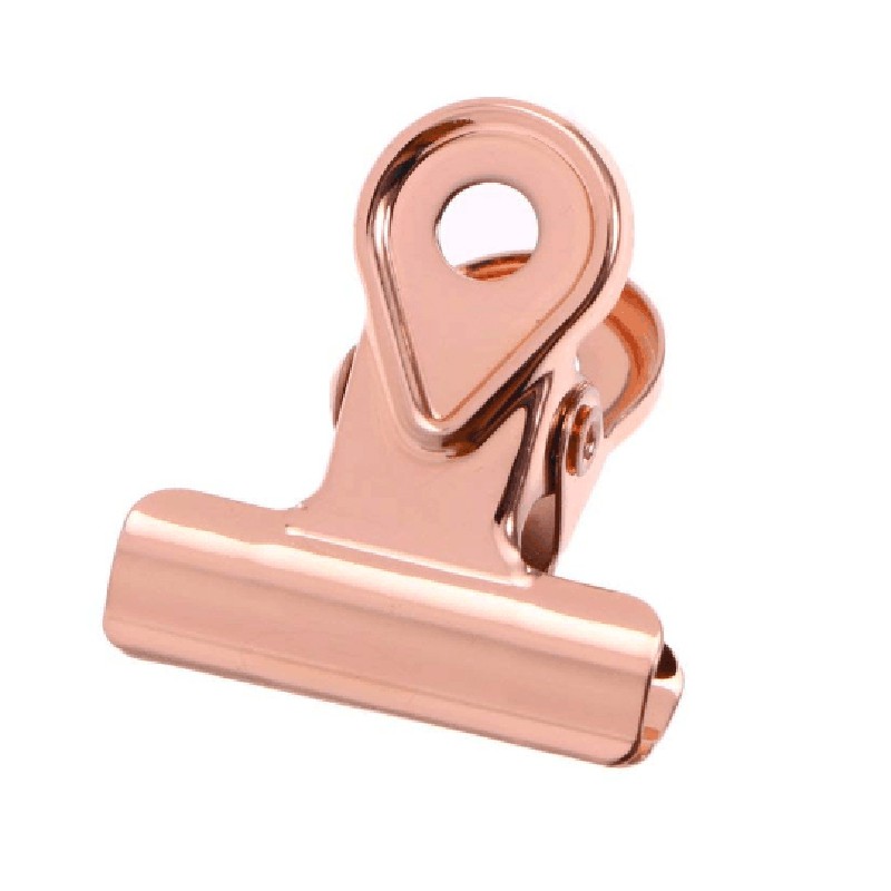 Goldclip Dog Paper Clip in Rose Gold Staples with Packaging Pack of 15
