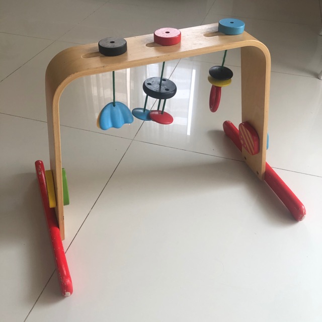 ikea wooden baby gym