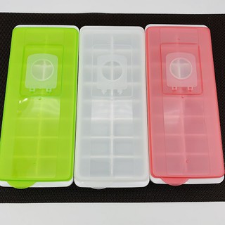 16 grid plastic ice mold with cover yelo mold ice box