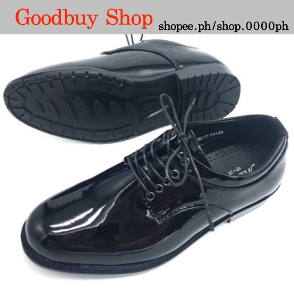 all black security shoes