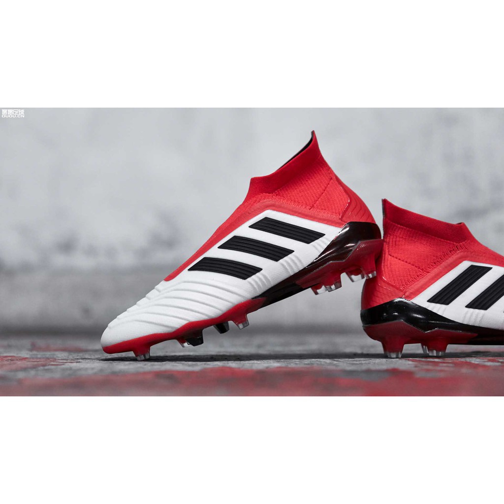adidas Predator 18+ FG Black Red White size(39 45) adidas Predator 18+ FG Black Red White size(39 45)